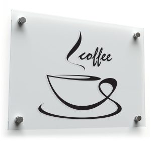 Coffee Cup Vinyl Sticker