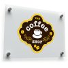 Coffee Shop Vinyl Sticker 1