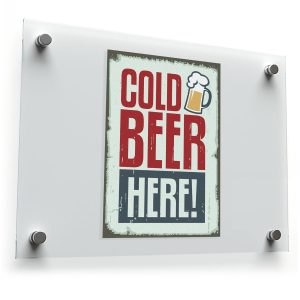Cold Beer Here Sticker