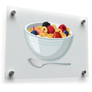 Colorful Breakfast Bowl Sticker