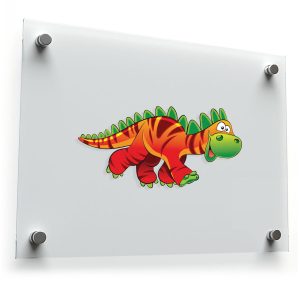 Colorful Cartoon Dinosaur Vinyl Sticker