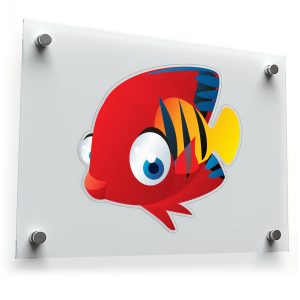 Colorful Cartoon Fish Sticker