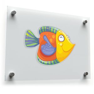 Colorful Cartoon Fish Sticker