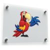 Colorful Cartoon Parrot Sticker