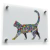 Colorful Cat Art Decal 1