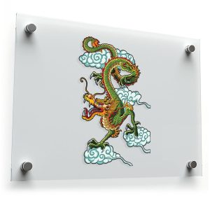 Colorful Chinese Dragon Sticker
