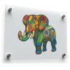 Colorful Elephant Vinyl Sticker 2 Colorful Elephant Vinyl Sticker 1