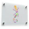 Colorful Gecko Vinyl Sticker