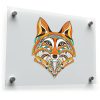 Colorful Geometric Fox Sticker 1
