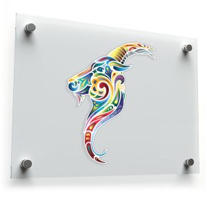 Colorful Goat Sticker