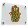Colorful Hamsa Hand Vinyl Sticker 1