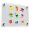 Colorful Monster Vinyl Sticker Set