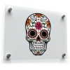 Colorful Sugar Skull Sticker 1