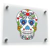 Colorful Sugar Skull Sticker
