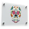 Colorful Sugar Skull Vinyl Sticker