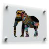 Colorful Tribal Elephant Sticker 1