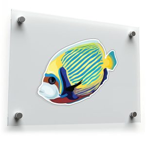 Colorful Tropical Fish Vinyl Sticker