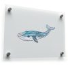 Colorful Whale Sticker
