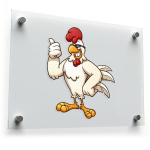 Cool Chicken Vinyl Sticker