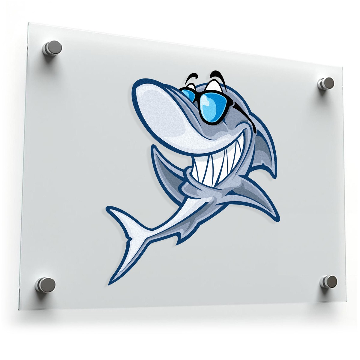 Cool Shark Vinyl Sticker 3 Cool Shark Vinyl Sticker