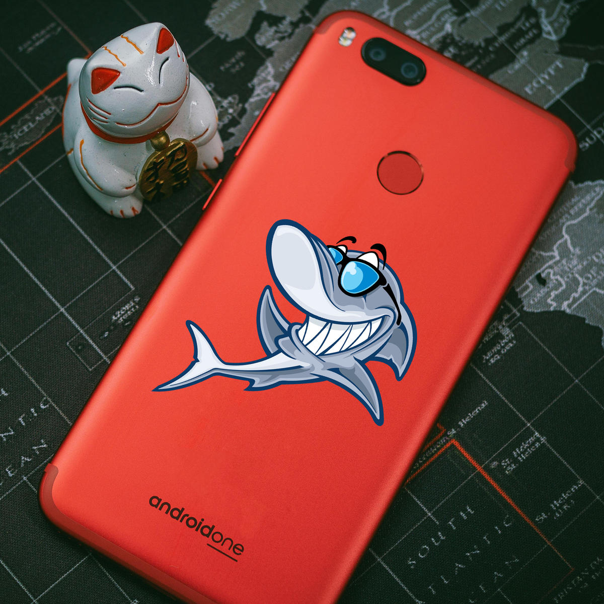 Cool Shark Vinyl Sticker 6 Cool Shark Vinyl Sticker - Image 4