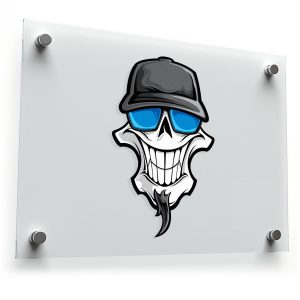 Cool Skull Sticker