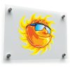 Cool Sun Face Sticker 1