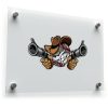 Cowboy Baseball Sticker 1