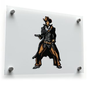 Cowboy Gunslinger Vinyl Sticker