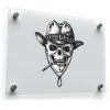 Cowboy Skull Vinyl Sticker