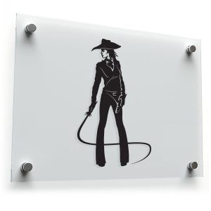 Cowgirl Silhouette Vinyl Decal