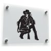 Cowgirl Silhouette Vinyl Decal 1