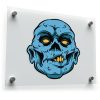 Creepy Blue Zombie Sticker
