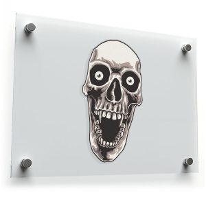 Creepy Skull Sticker