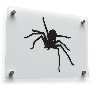 Creepy Spider Silhouette Sticker