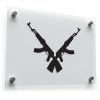 Crossed Rifles Sticker
