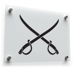 Crossed Swords Sticker