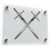 Crossed Swords Vinyl Sticker