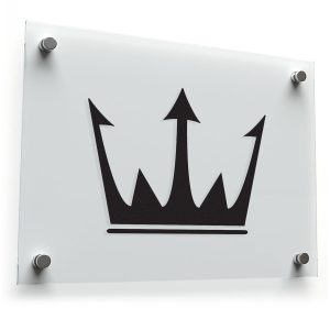Crown Arrow Sticker