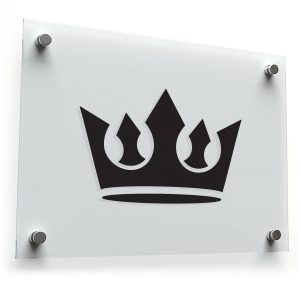 Crown Silhouette Sticker