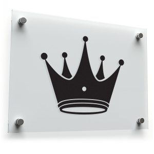 Crown Silhouette Sticker