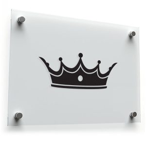 Crown Silhouette Sticker