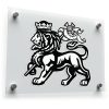 Crowned Lion Wall Decal