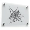 Curved Spider Web Decal Sticker