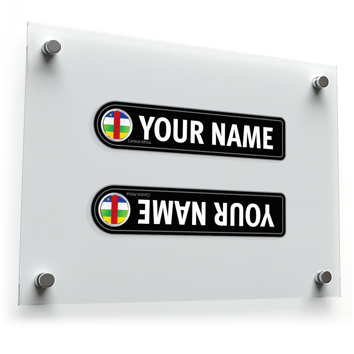 Custom Name Plate Sticker 3 Custom Name Plate Sticker