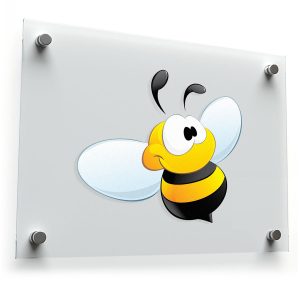 Cute Cartoon Bee Sticker