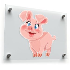 Cute Cartoon Pig Sticker