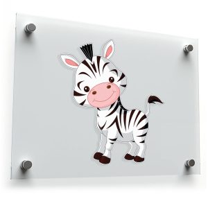 Cute Cartoon Zebra Sticker