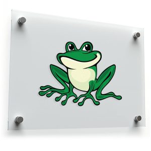 Cute Frog Cartoon Sticker