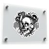 DJ Skull Vinyl Decal 1